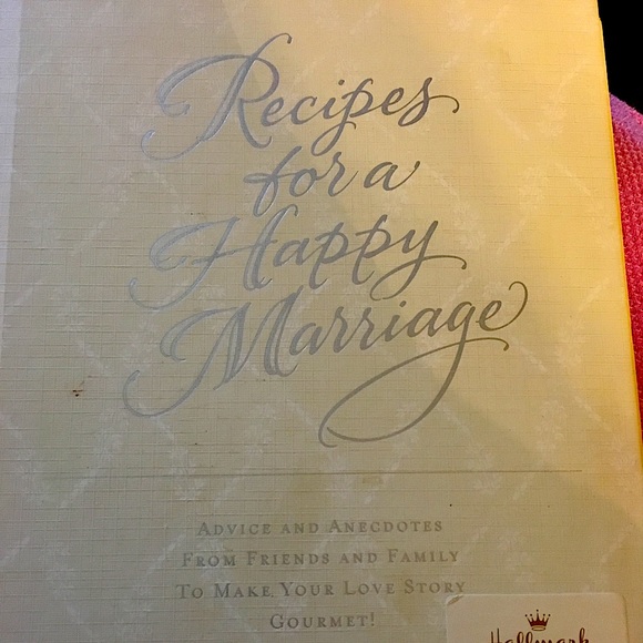 HALLMARK RECIPES FOR HAPPY MARRIAGE HOLDER - Picture 1 of 4